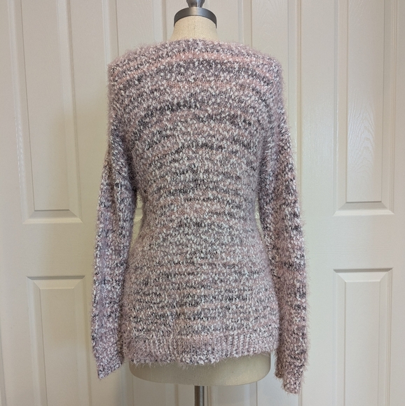 So Women's Pink Black Soft Sweater S - Picture 2 of 3